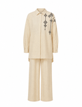 The Sahara Geometric Embroidered Shirt