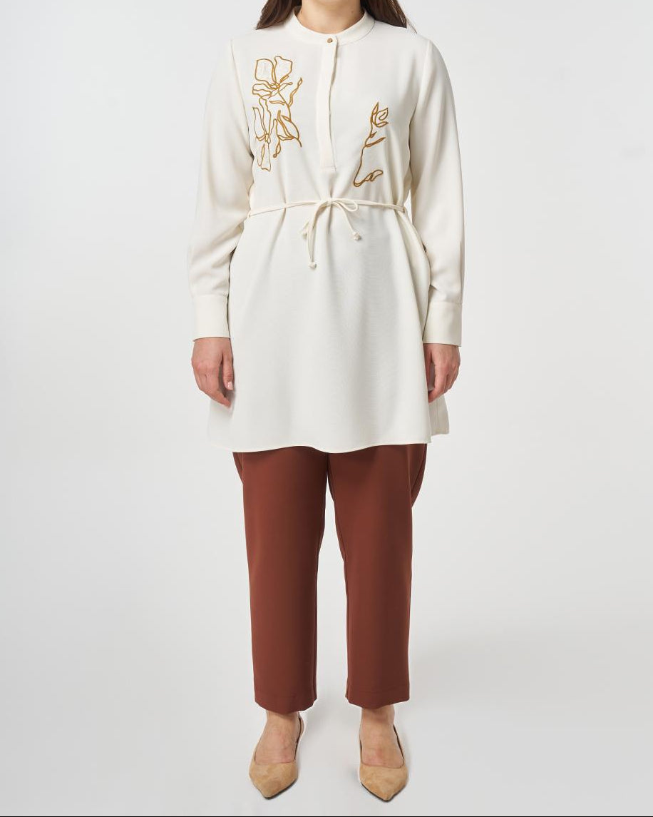 The Golden Petal Tunic