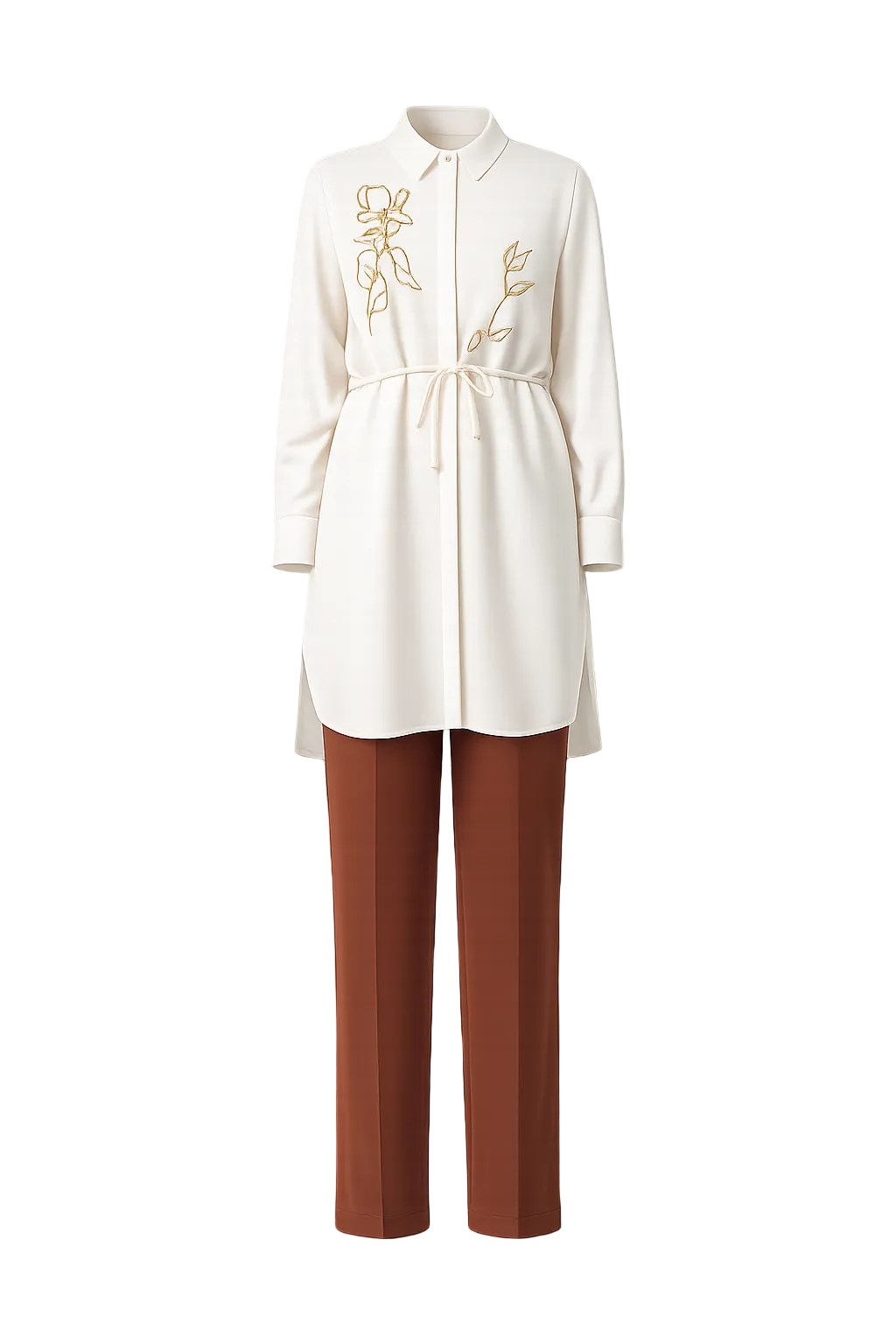 The Golden Petal Tunic