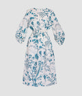 Botanical Toile Smocked Midi Dress