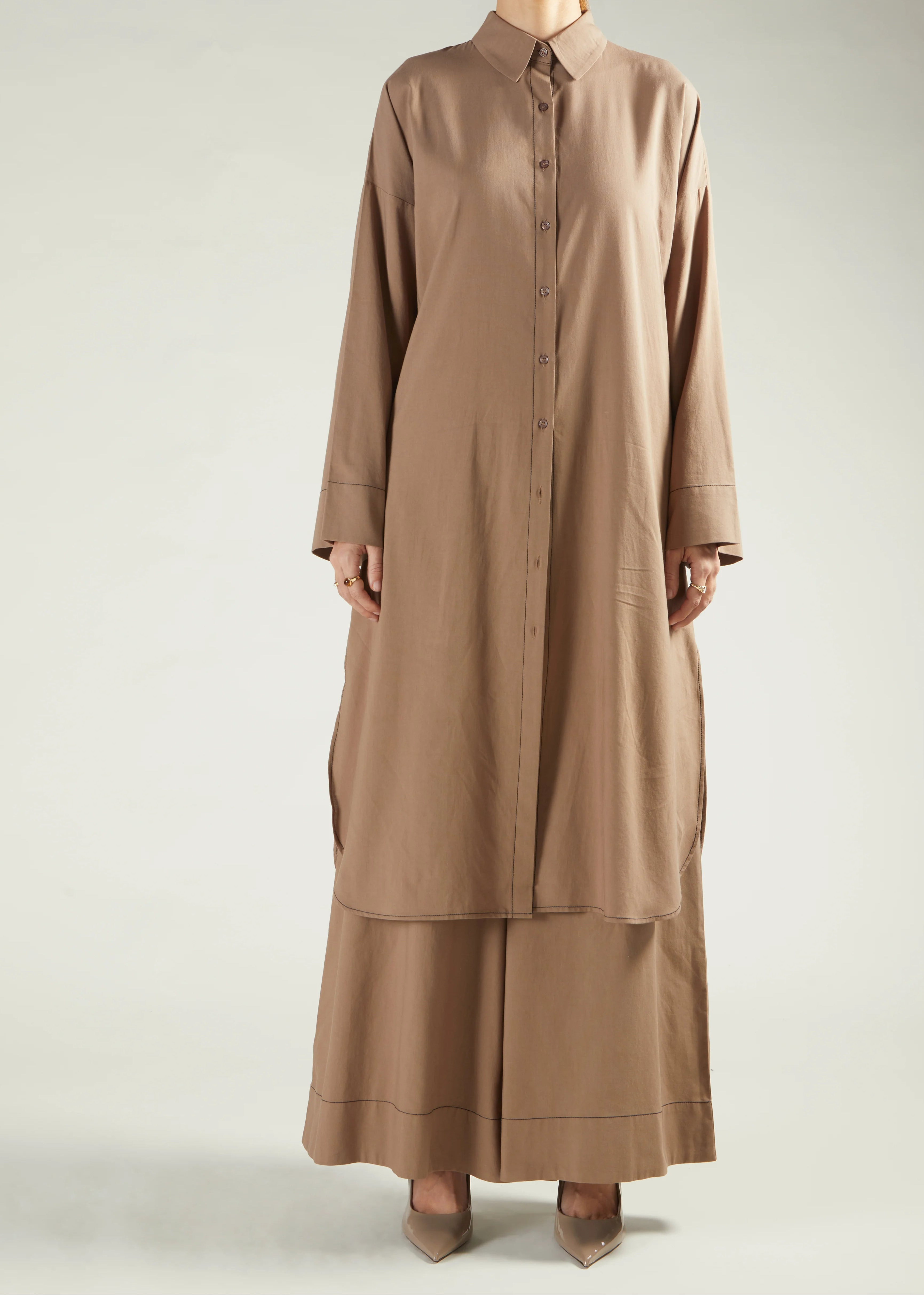 The Noir Belted Linen Jacket