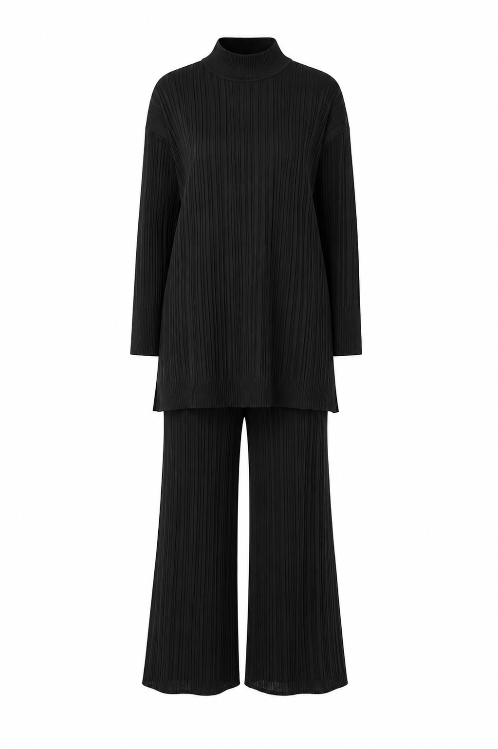 The Onyx Plissé Co-ord Set