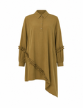 The Fern Ruffle-Trim Asymmetric Tunic