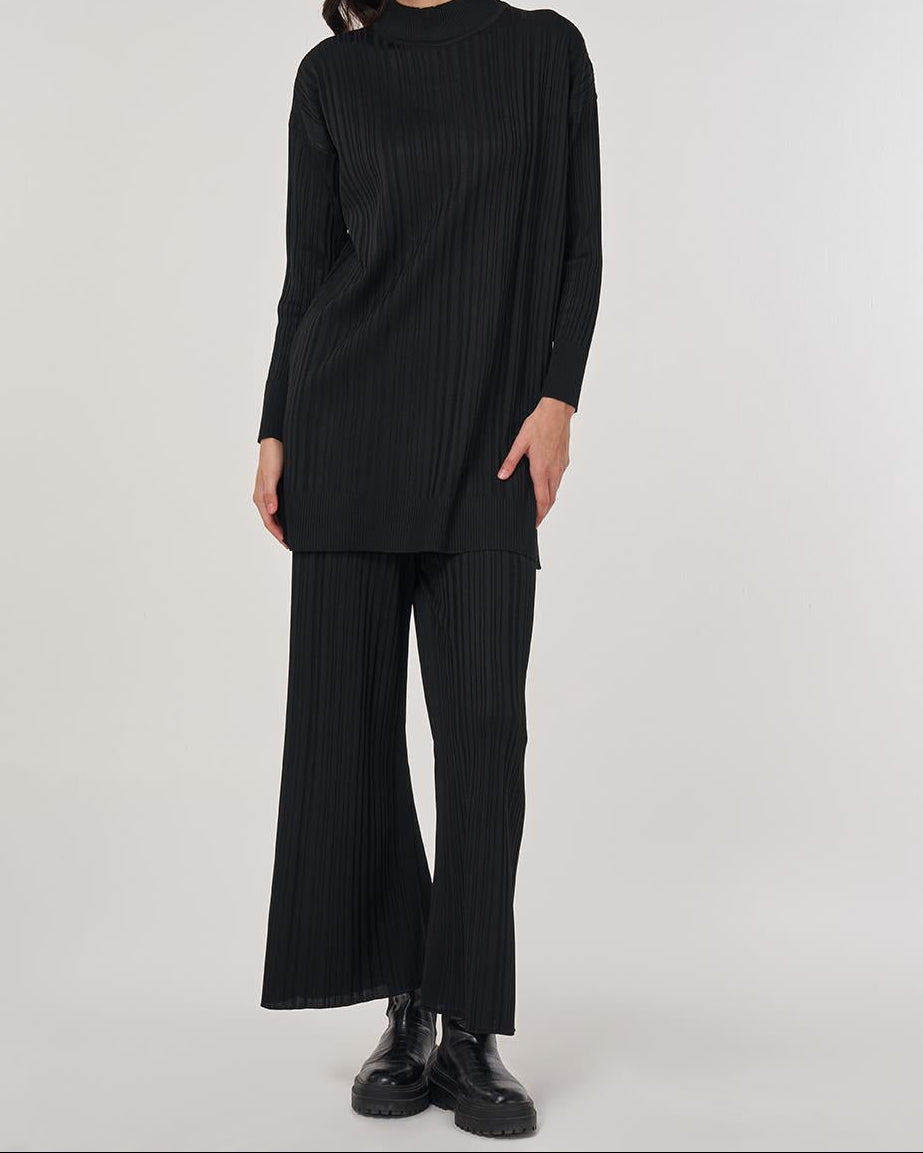 The Onyx Plissé Co-ord Set