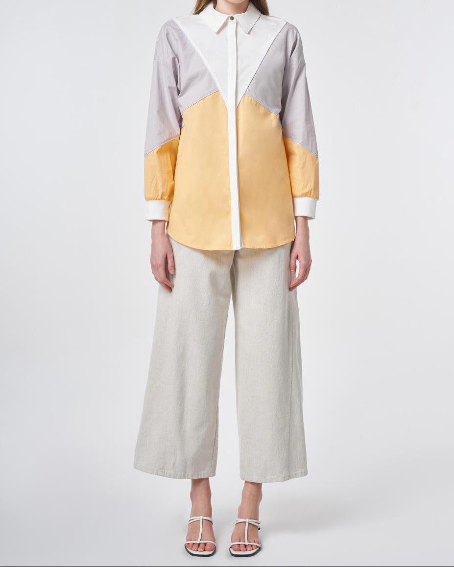 The Soleil Colour-Block Shirt